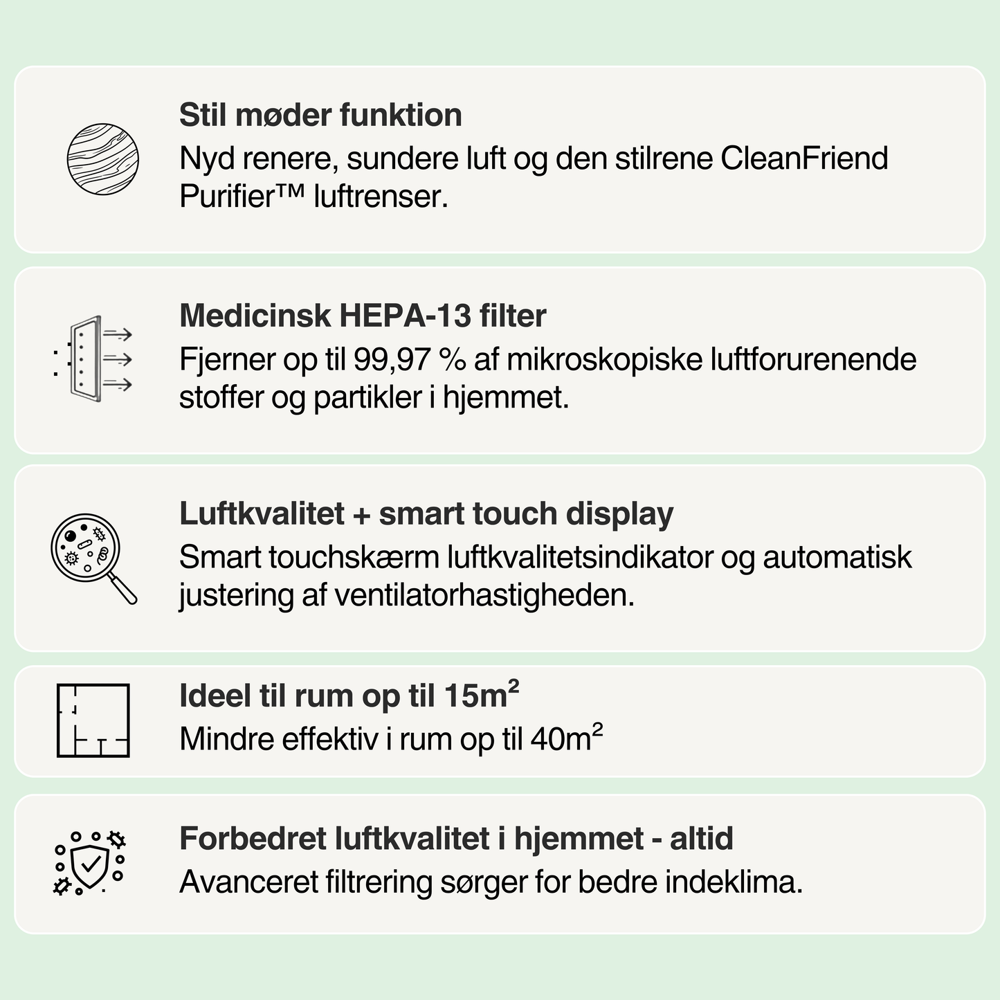 CleanFriend Purifier™ Luftrenser