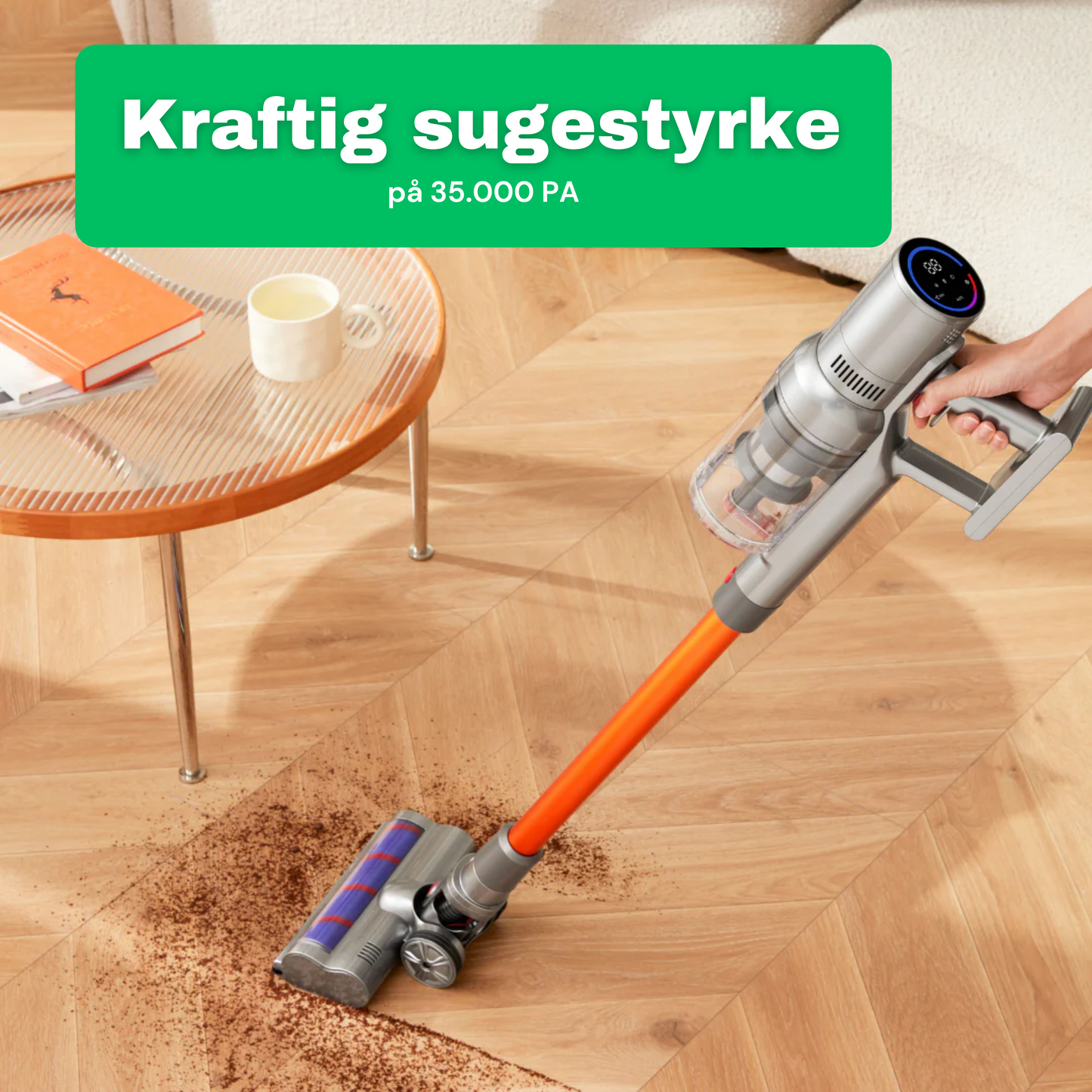 CleanFriend Absolute™ – Ledningsfri Støvsuger