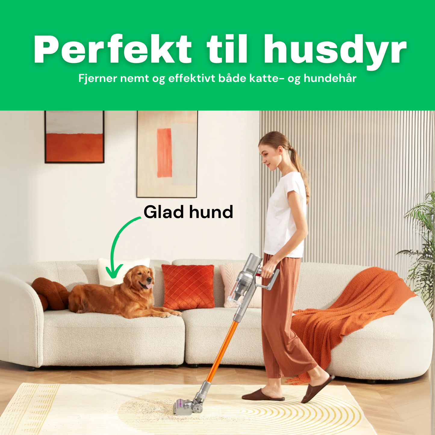 CleanFriend Absolute™ – Ledningsfri Støvsuger