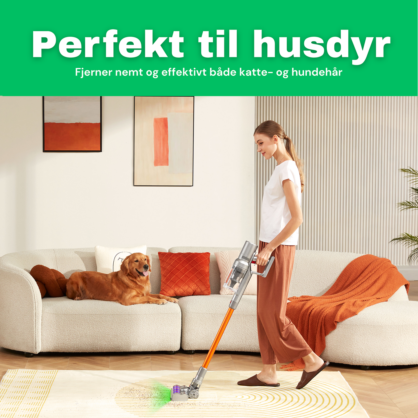 CleanFriend Absolute™ – Ledningsfri Støvsuger