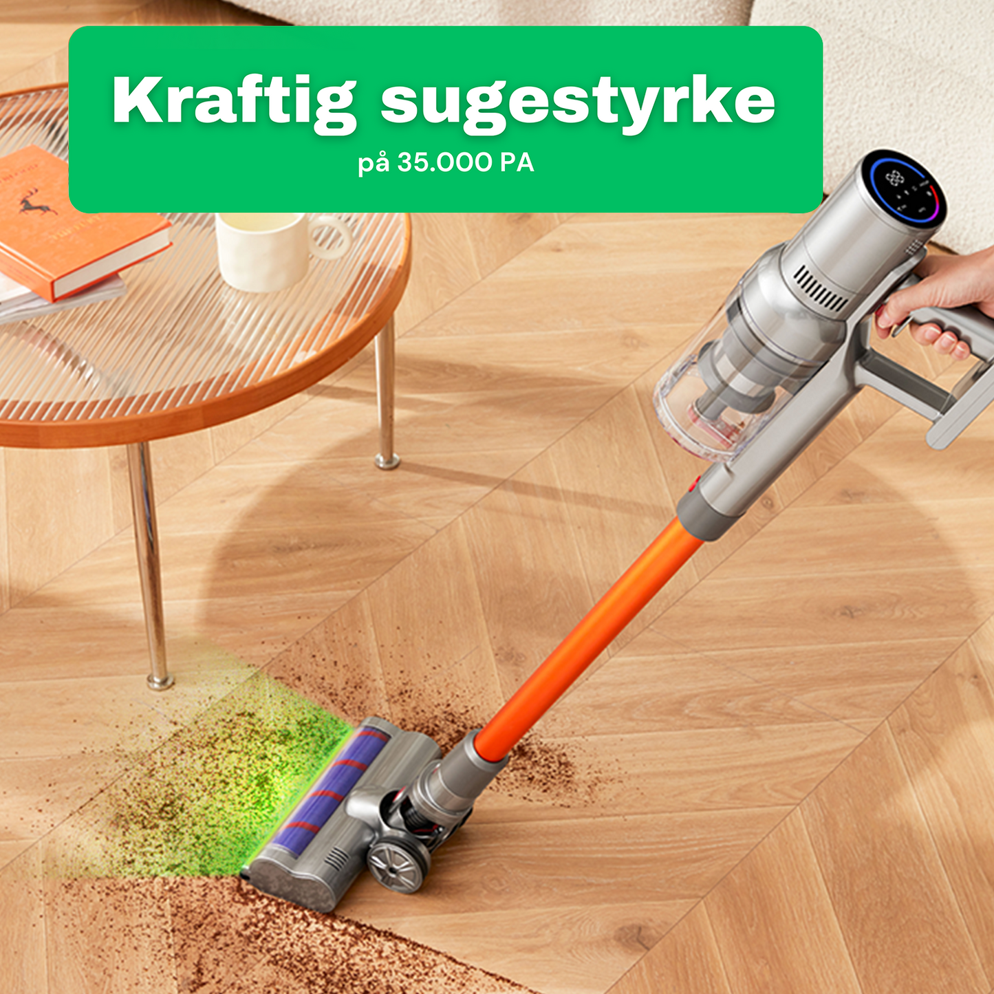 (OUTLET) CleanFriend Absolute™ – Ledningsfri Støvsuger