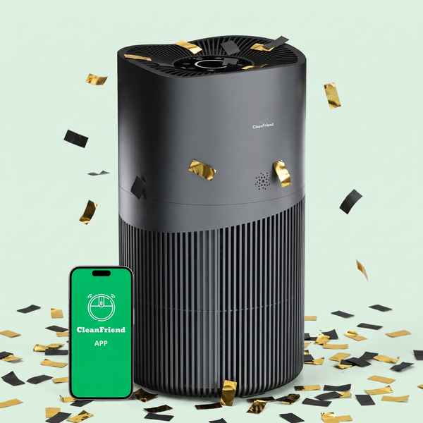 CleanFriend AirFlow70™ PRO luftrenser med HEPA 14-filter – set forfra