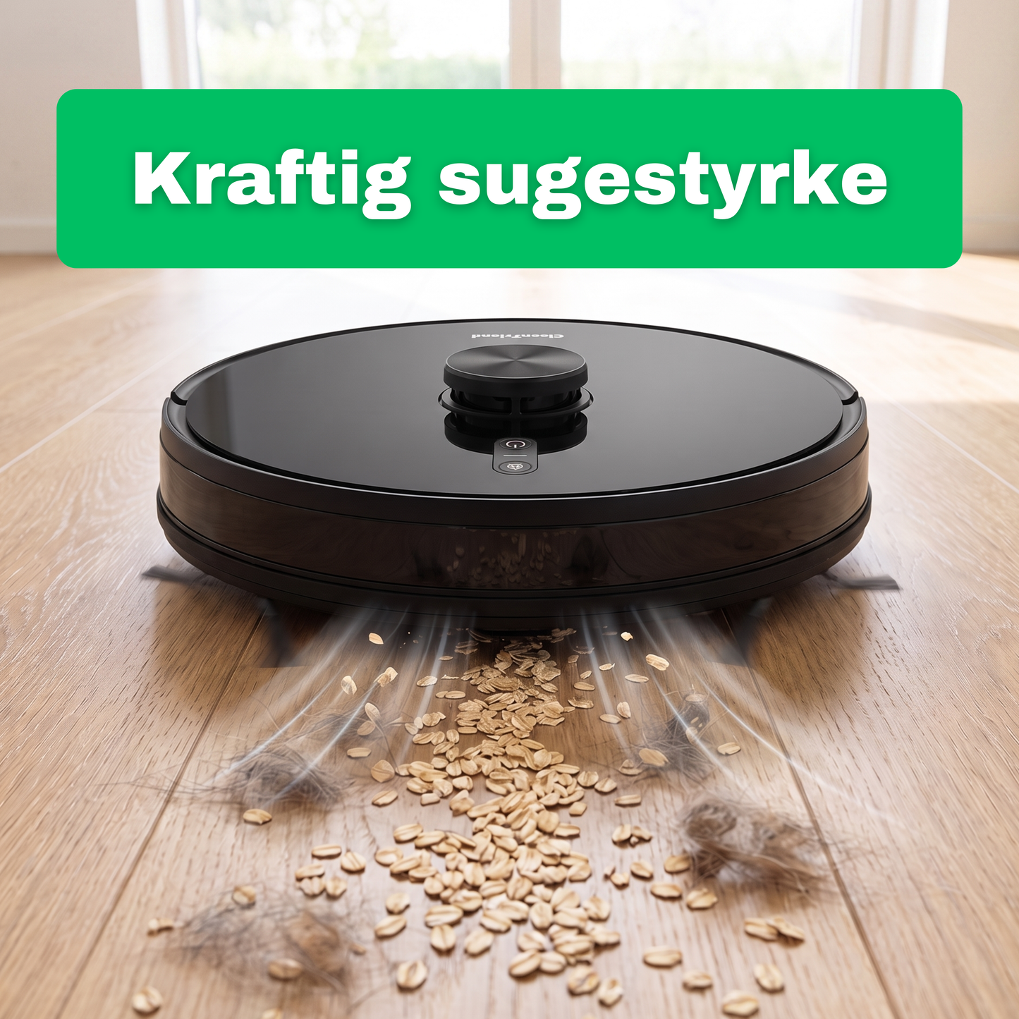 CleanFriend 360 Ultra™ robotstøvsuger – set i brug på gulv
