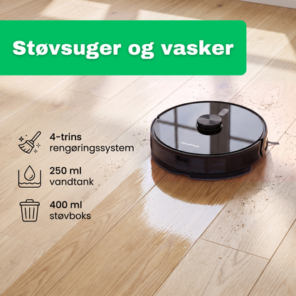 CleanFriend 360 Ultra™ robotstøvsuger – detaljevisning