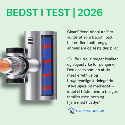 CleanFriend Absolute™ – Ledningsfri Støvsuger