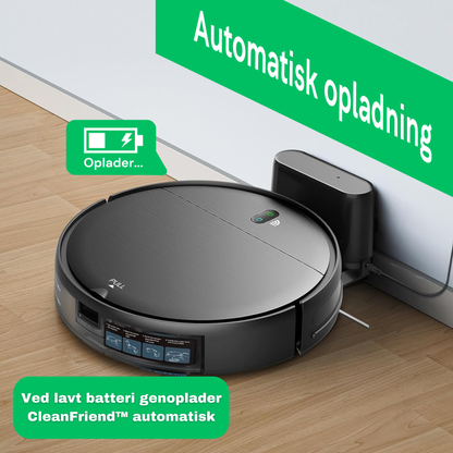 CleanFriend™ robotstøvsuger og gulvmoppe