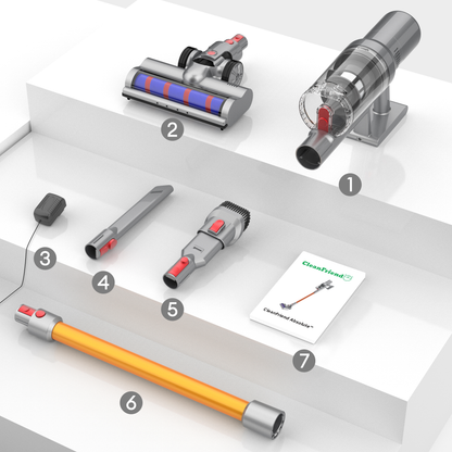 CleanFriend Absolute™ – Ledningsfri Støvsuger
