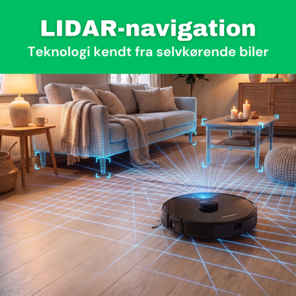 CleanFriend 360 Ultra™ robotstøvsuger – set fra oven