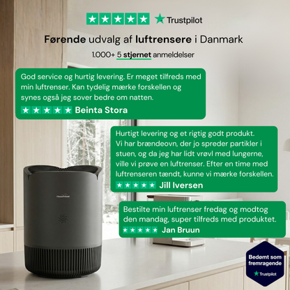 CleanFriend AirFlow30™ PRO luftrenser – i dansk hjem