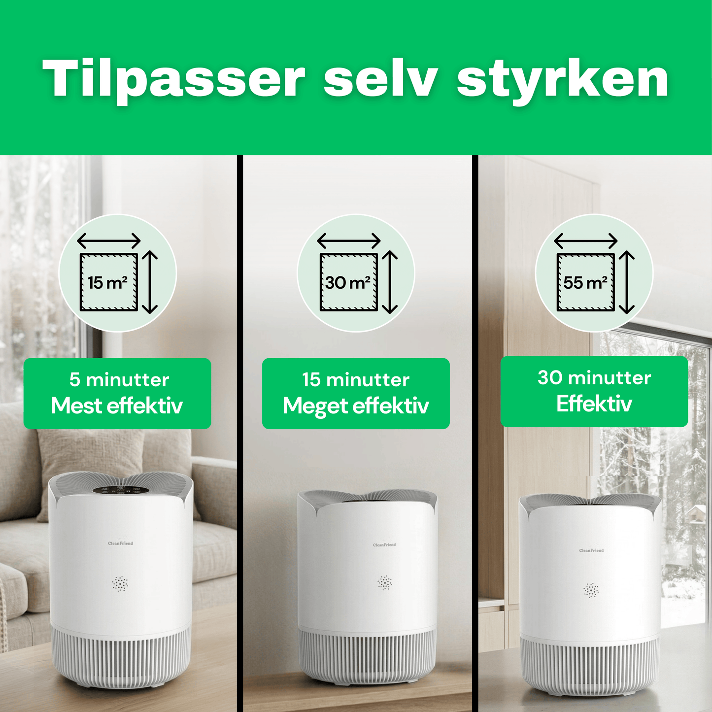 CleanFriend AirFlow30™ Luftrenser