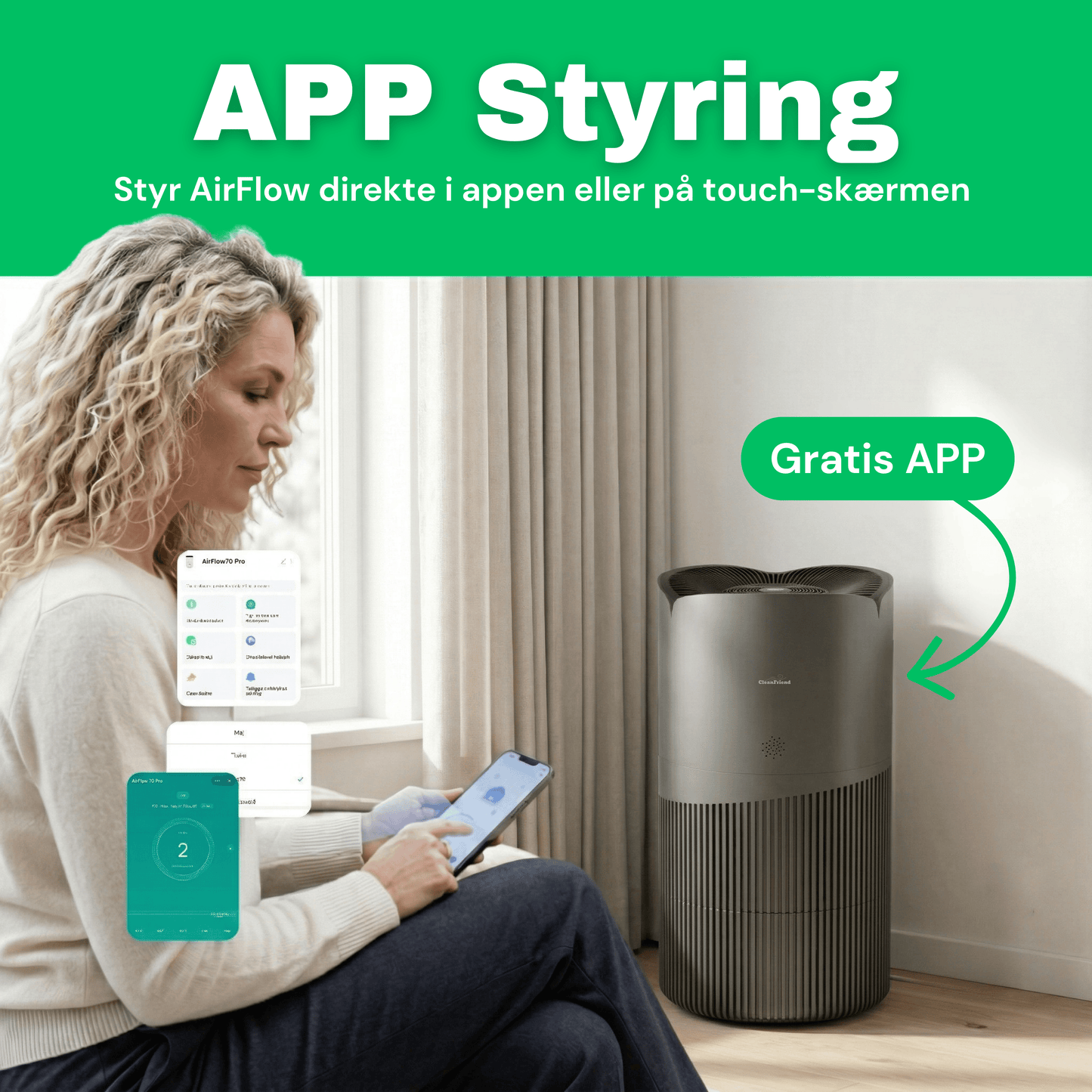 CleanFriend AirFlow70™ Pro