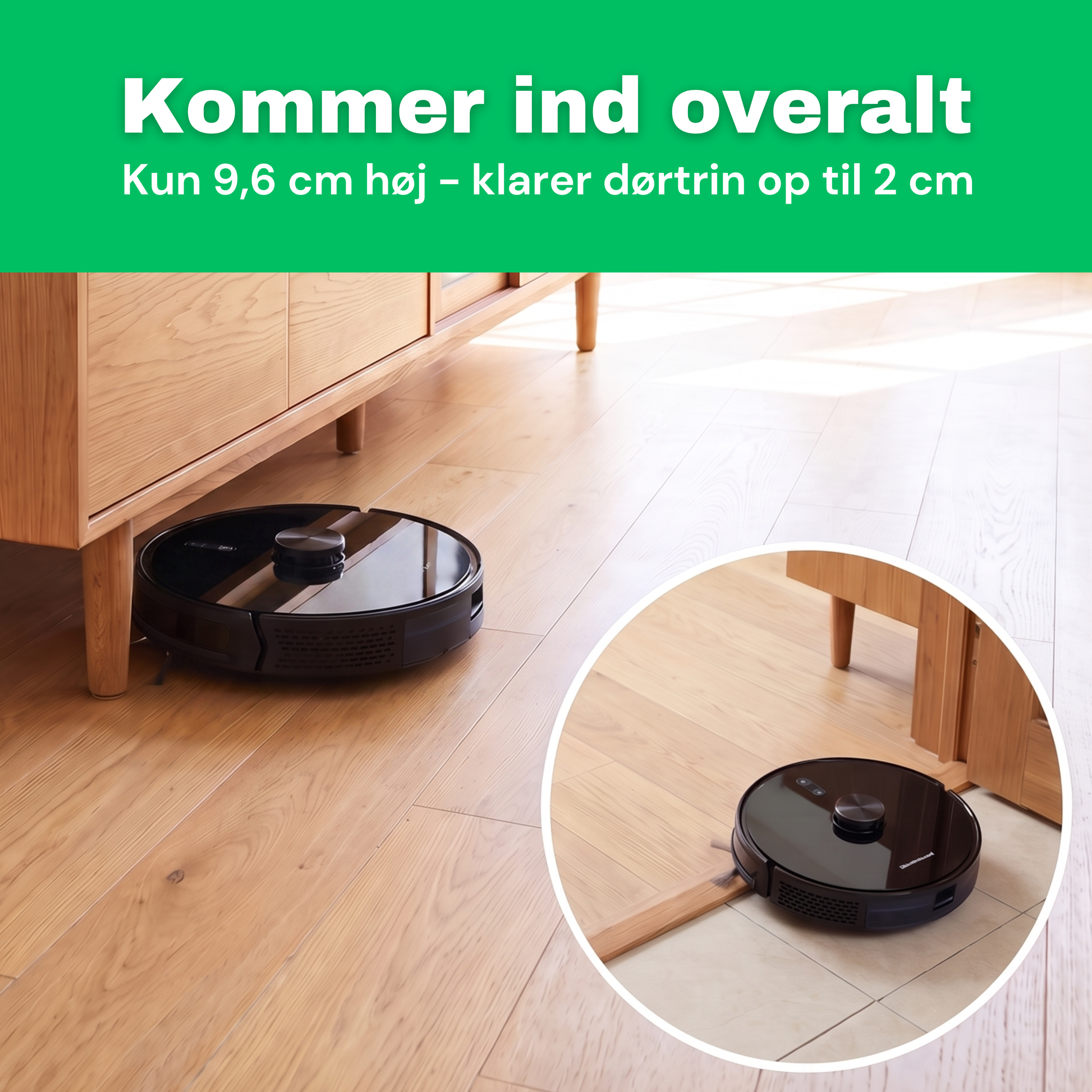 CleanFriend 360 Ultra™ robotstøvsuger – funktionsoversigt