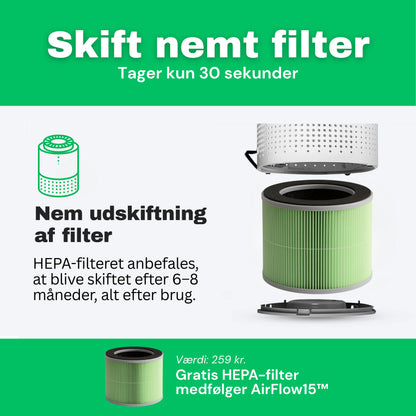 CleanFriend AirFlow15™ Luftrenser