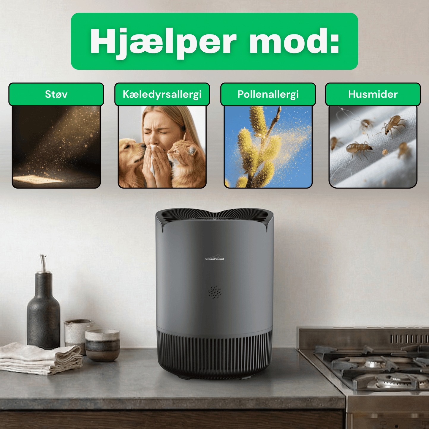 CleanFriend AirFlow30™ PRO Luftrenser