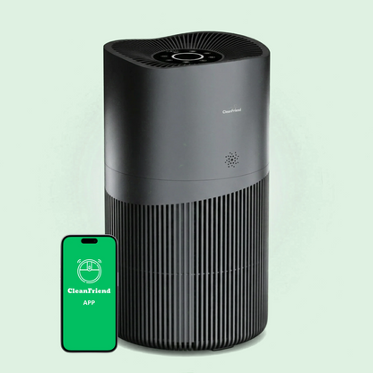 CleanFriend AirFlow70™ PRO luftrenser med HEPA 14-filter – set forfra