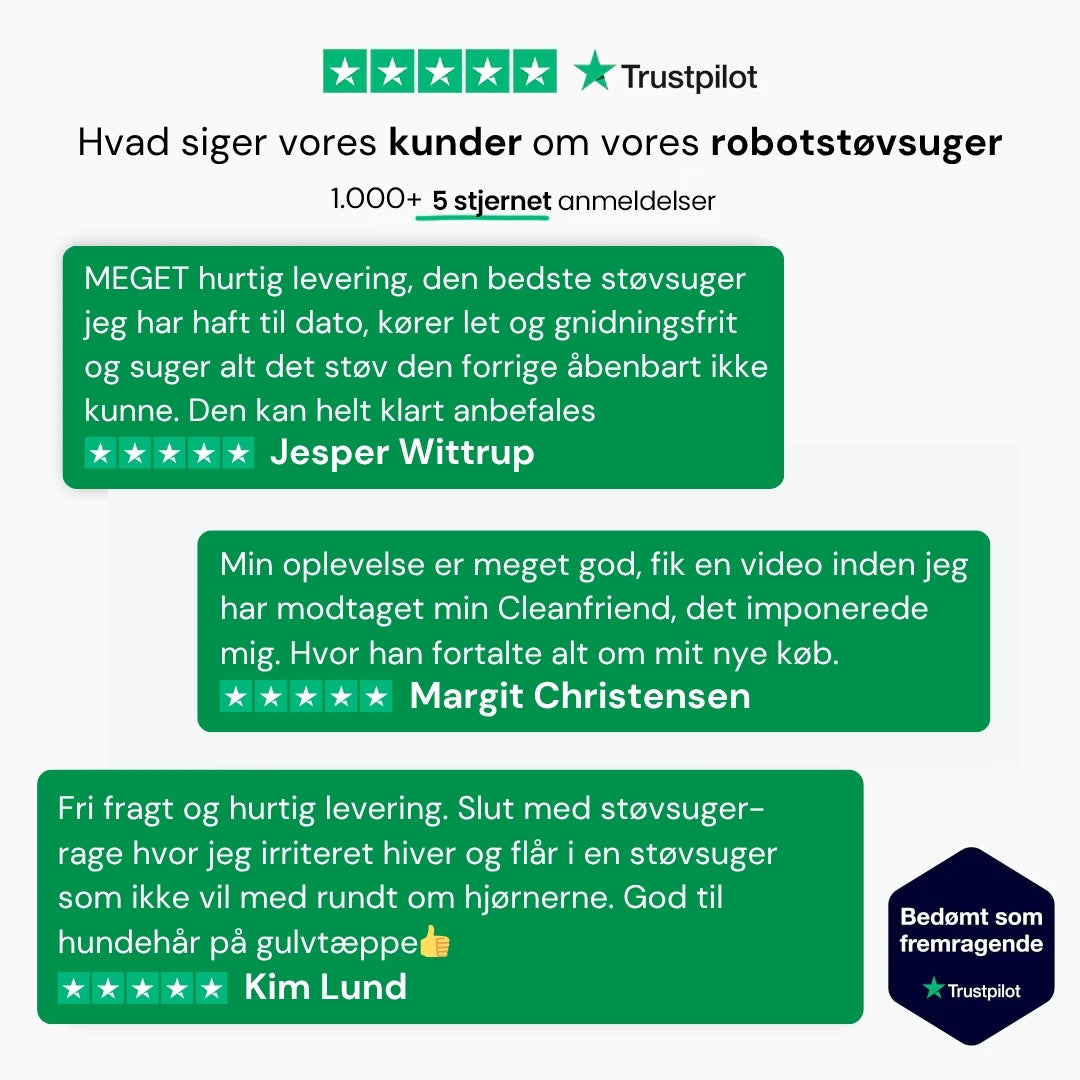 CleanFriend™ Robotstøvsuger