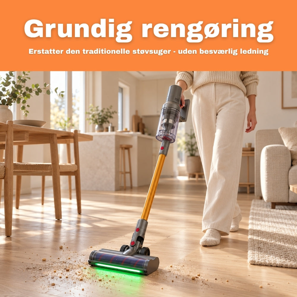 Grundig rengøring uden ledning